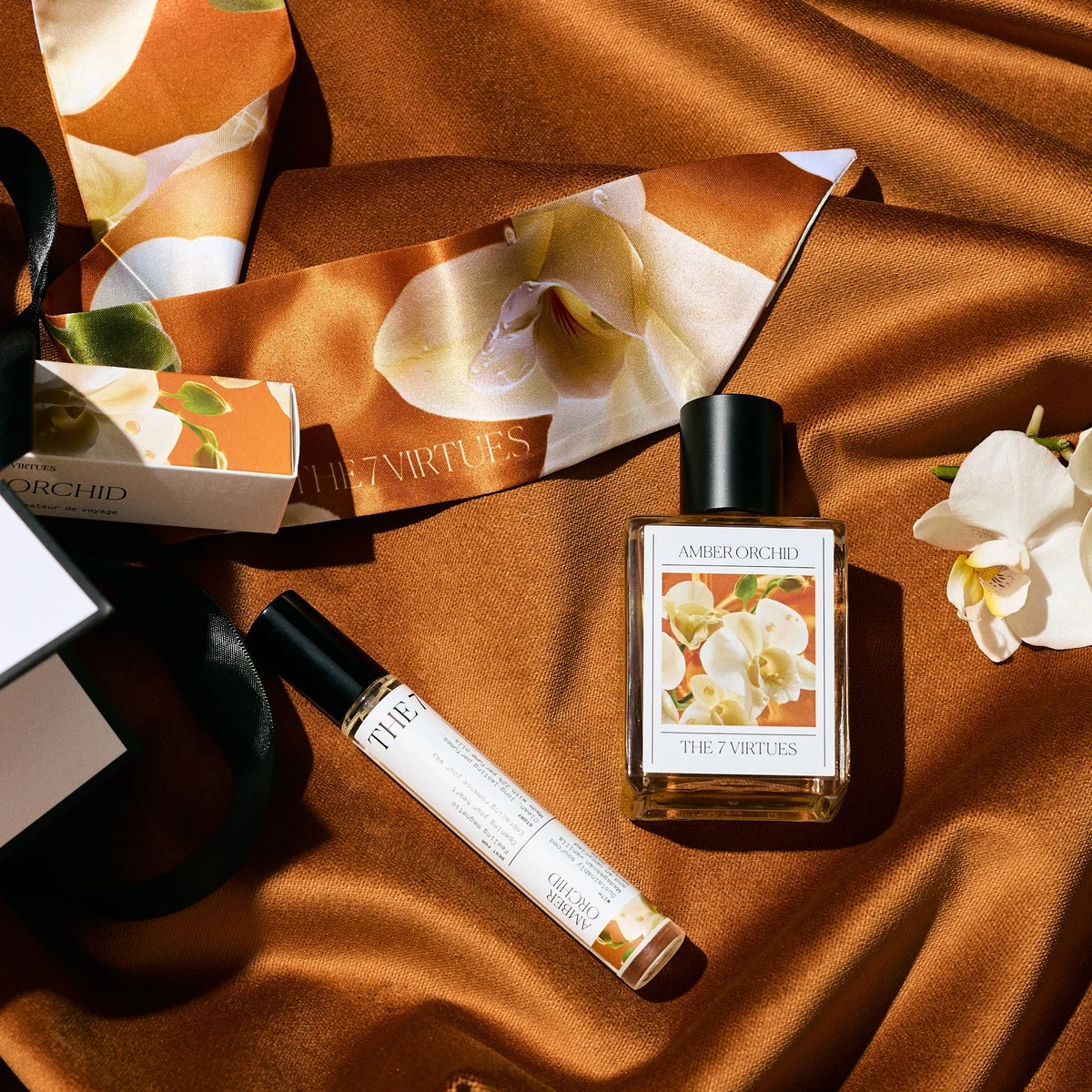 Amber Orchid Product Launch Photography