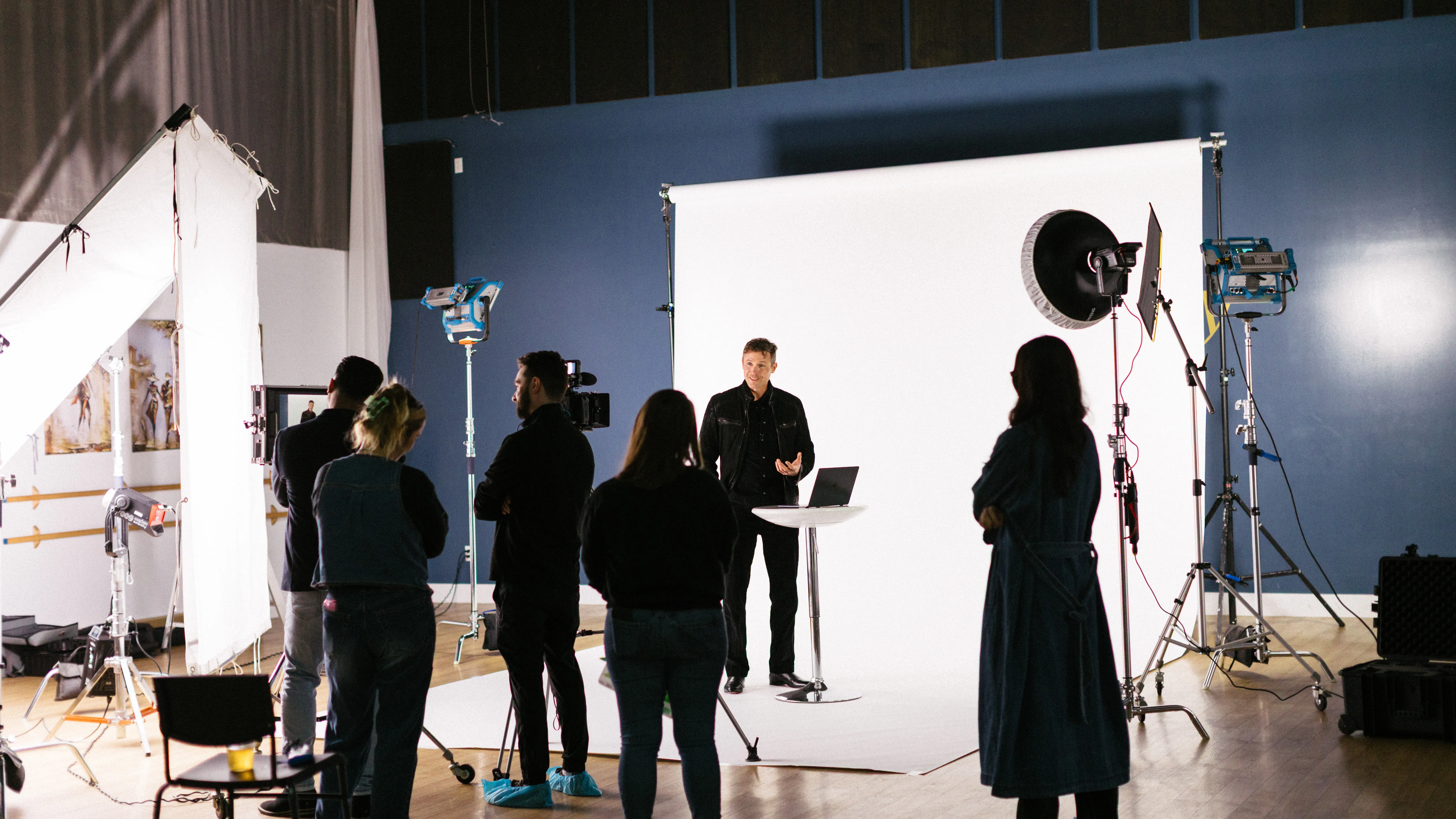 Jackson Productions crew filming on location in Halifax, Nova Scotia